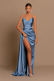 Green Prom Dresses, Satin Party Dress, Bodycon Sexy Prom Dress With HZ0307