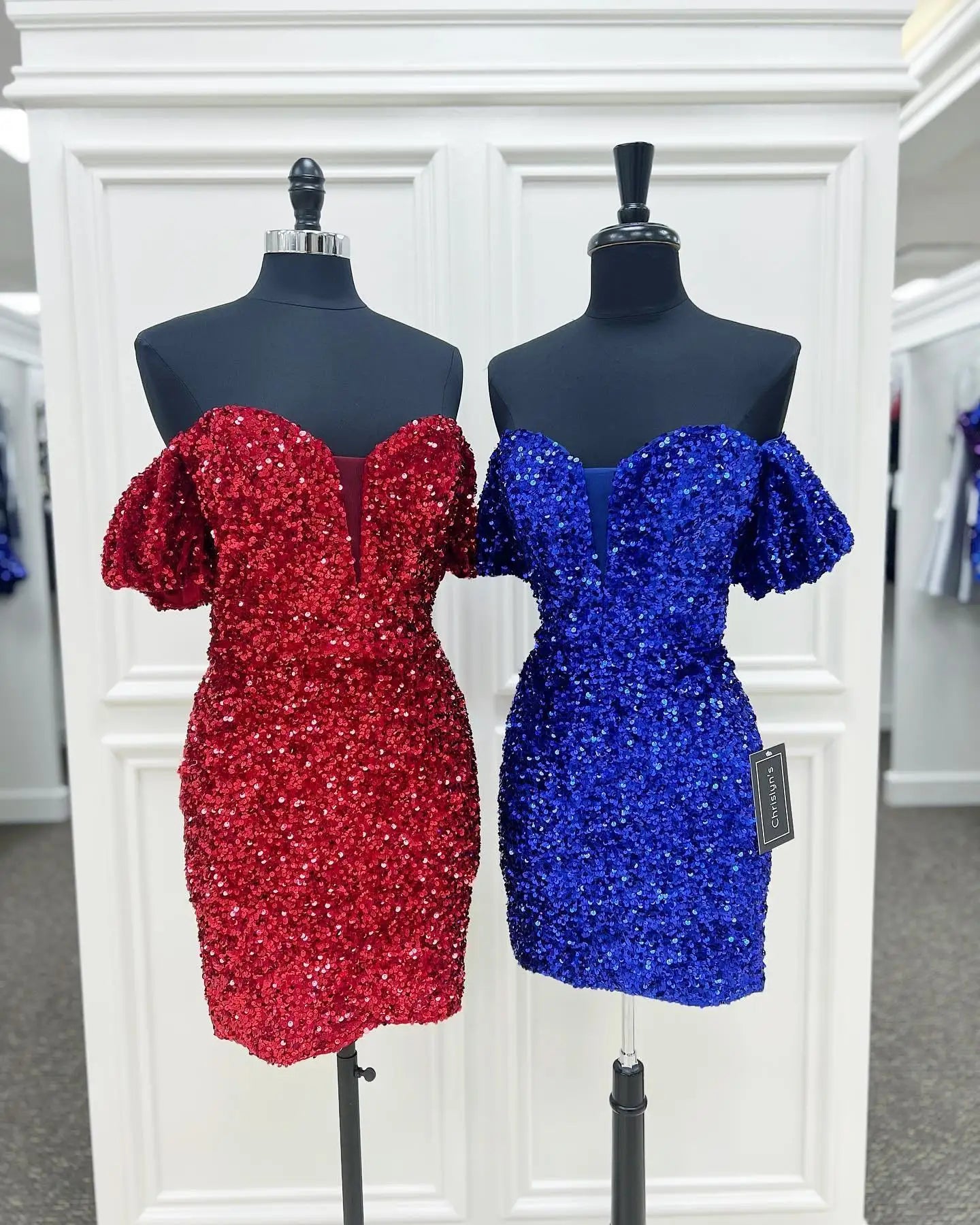 LTP1475,Sparkle off the shoulder homecoming dresses HZ0307