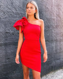 LTP1481,Unique Satin Homecoming Dresses,One Shoulder Graduation HZ0307
